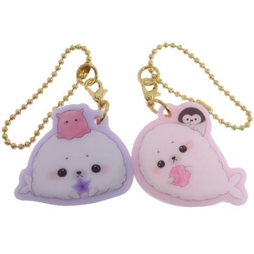 キーリング しょんぼりあざらし ニコイチ キーホルダー クラックス