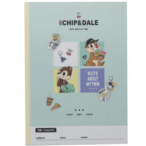 方眼ノート B5 学習 ノート ディズニー チップ デール コーデ クラックス 新学期準備文具 Crx 雑貨 アートの通販店 ベルコモン 通販 Yahoo ショッピング