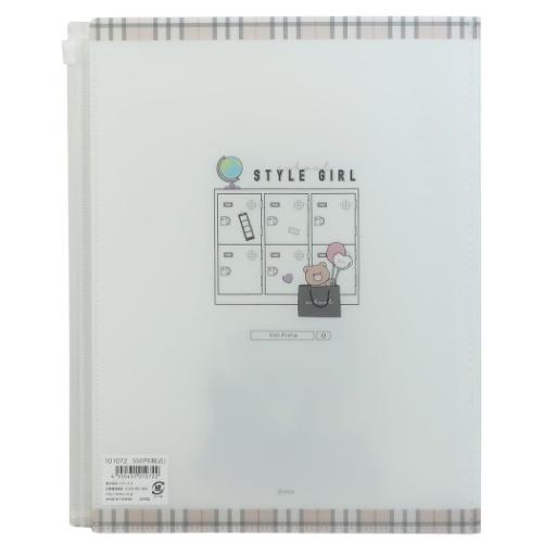 ファイル スタイルガール クリアファイル 6ポケット ジップファスナー付 School Girl Style クラックス 新学期準備文具 かわいい 小学生 中学生 女の子向け Crx 雑貨 アートの通販店 ベルコモン 通販 Yahoo ショッピング