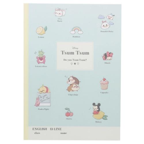 B5 英習帳 13段 英語ノート ディズニーツムツム ディズニー クラックス 新学期準備文具 かわいい 小学生 中学生 高校生 女の子 Crx 雑貨 アートの通販店 ベルコモン 通販 Yahoo ショッピング