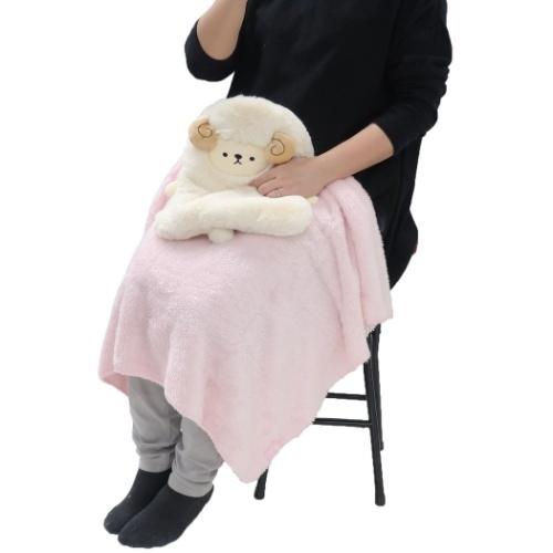 CRUX（クラックス） 3way ぬいぐるみ ブランケット ひつじ ひざ掛け