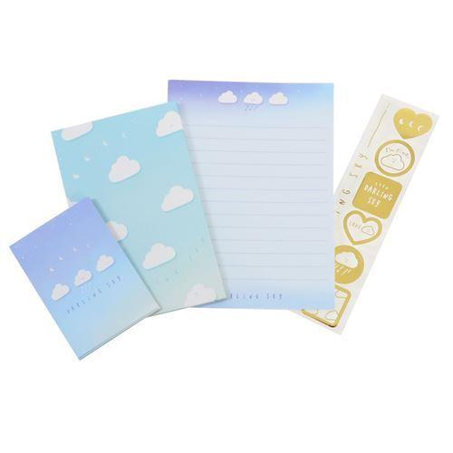 プチプチ封筒セット Darling Sky ミニレターセット クラックス 便箋 封筒 ミニ封筒 シール 手渡し手紙セット Crx 雑貨 アートの通販店 ベルコモン 通販 Yahoo ショッピング