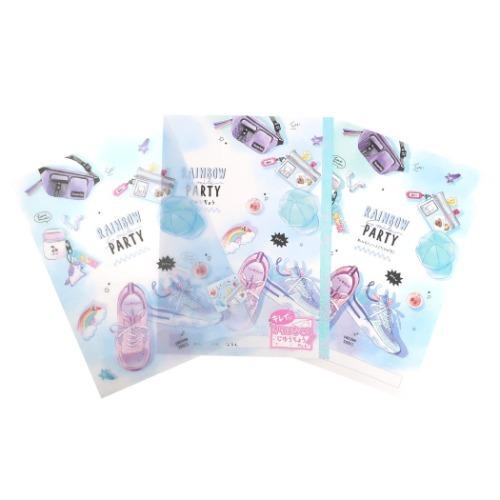 文房具　セット売り RAINBOW SMILE 16点文具セット 文房具セット 新入学文具 クラックス