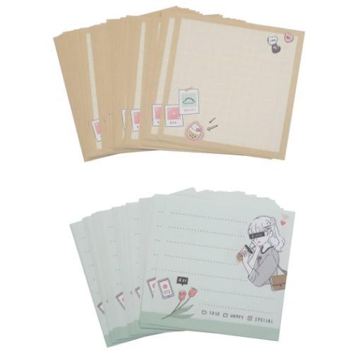 ケース付き メモ 2個セット メモ帳 : 雑貨&アートの通販店 ベルコモン