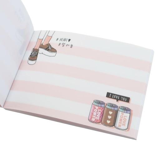CRUX（クラックス） ミニ ミニメモ スタイルガール メモ帳 CREAMY PINK