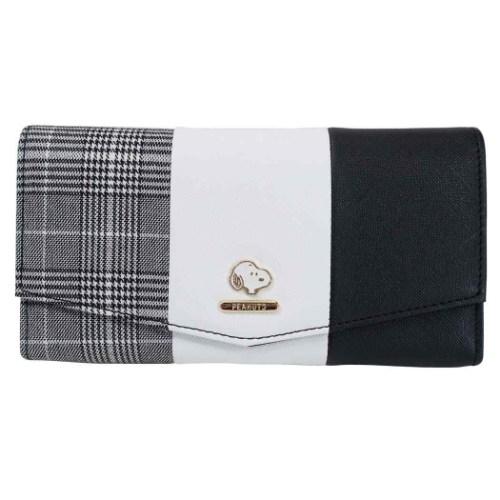 レディース 長財布 フラップ型 ロングウォレット チェック スリーカラー スヌーピー ピーナッツ クラックス プレゼント Crx 68 雑貨 アートの通販店 ベルコモン 通販 Yahoo ショッピング