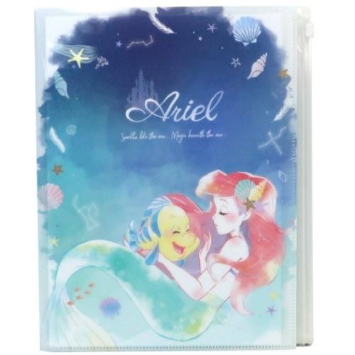 ジップファスナー付 6ポケット クリアファイル ポケットファイル リトルマーメイド アリエル Withフランダー ディズニープリンセス クラックス Crx 雑貨 アートの通販店 ベルコモン 通販 Yahoo ショッピング