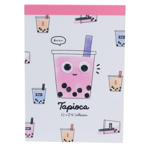 キョロ目パーツ付き メモ にっこりこれくしょん タピオカ メモ帳 クラックス 90枚綴り かわいい Crx 雑貨 アートの通販店 ベルコモン 通販 Yahoo ショッピング