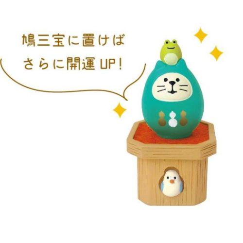 開運 マスコット 開運カラー猫だるま FUKUMONO concombre 金 デコレ