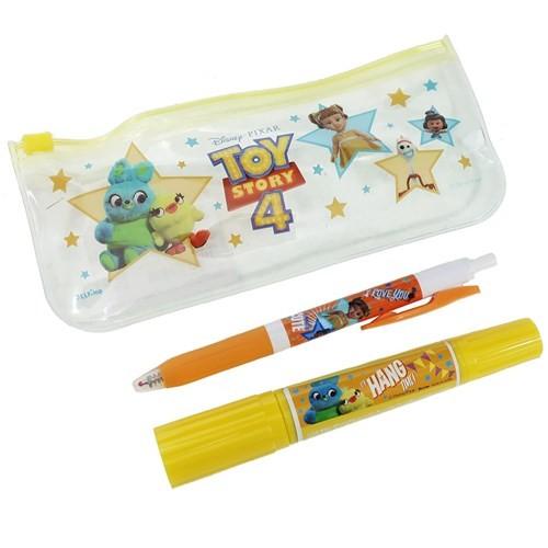 トイストーリー 4 グッズ マッキー 油性ペン サラサクリップ ボールペン クリアポーチ入り ペンセット イエロー ディズニー キャラクター デルフィーノ Dlf Dz 雑貨 アートの通販店 ベルコモン 通販 Yahoo ショッピング