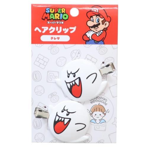 ヘアアクセ ヘアクリップ 2個セット スーパーマリオ テレサ サンアート