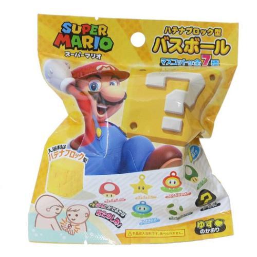 入浴剤 ハテナブロック型バスボール スーパーマリオ サンアート : 雑貨