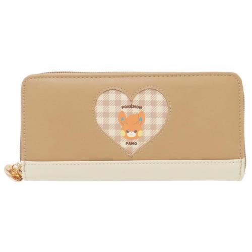 ラウンド束入れ 長財布 ポケットモンスター パモ BR ポケモン サン