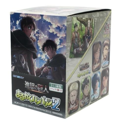 缶バッジ トレーディングまるかくカンバッジ2 進撃の巨人 エンスカイ