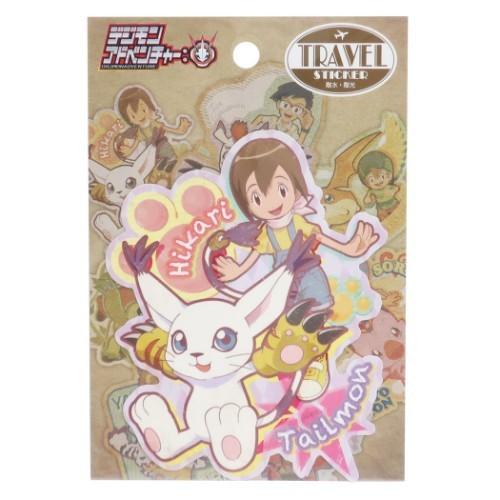 ビッグ シール トラベル ステッカー デジモンアドベンチャー 八神ヒカリ テイルモン エンスカイ 耐水 耐光 Esk 6248 雑貨 アートの通販店 ベルコモン 通販 Yahoo ショッピング