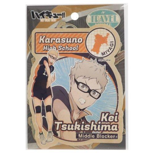 ステッカー トラベルステッカー 3 ハイキュー To The Top 少年ジャンプ 月島蛍 エンスカイ 耐水 耐光 ビッグシール Esk 雑貨 アートの通販店 ベルコモン 通販 Yahoo ショッピング