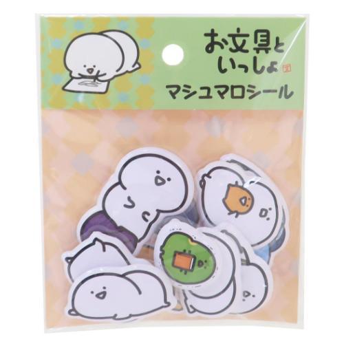 フレークシール マシュマロシール お文具といっしょ 4 エンスカイ