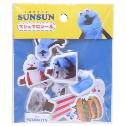 フレークシール マシュマロシール パペットスンスン PUPPET SUNSUN