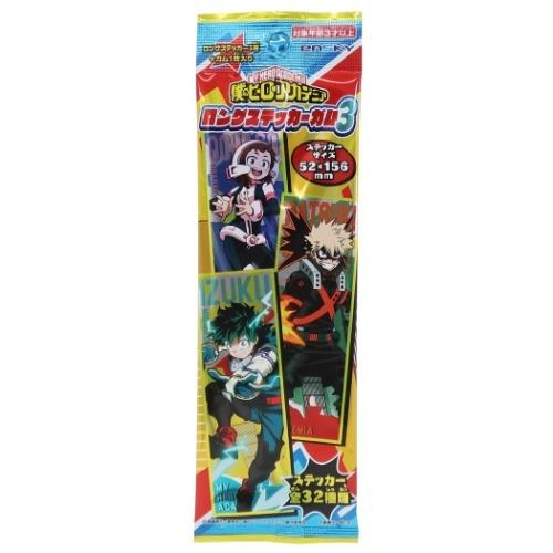 ロングステッカーガム シール付き お菓子 全32種 僕のヒーローアカデミア 少年ジャンプ エンスカイ コレクション雑貨 アニメキャラクター Esk Box 雑貨 アートの通販店 ベルコモン 通販 Yahoo ショッピング