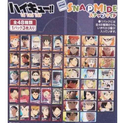 スナップマイドコレクション 少年ジャンプ ハイキュー ブロマイド