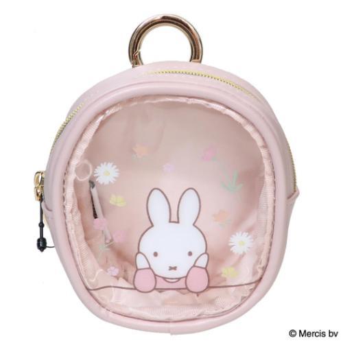 ミニポーチ カモフラ ミィちゃま‪ෆ‪.*・゜ ミニポーチ PVC ミニスクエアポーチ ミッフィー MIFFY FLOWER ディック