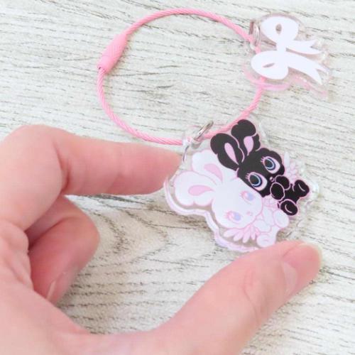 アクリルキーリング キーホルダー foxy illustrations クリエイターズ