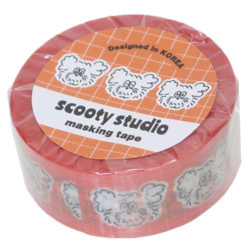 マスキングテープ 18mmマステ scooty studio Michael face