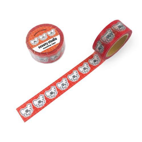 マスキングテープ 18mmマステ scooty studio Michael face