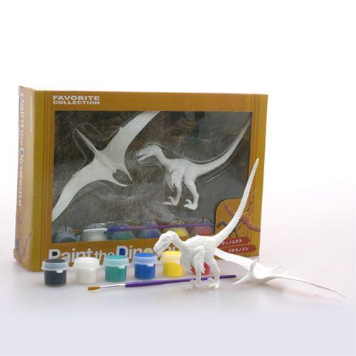 ペイントザダイナソー 彩色フィギュアキット プラテノドン ディノニクス 恐竜グッズ プレゼント Fvt Fd 268 雑貨 アートの通販店 ベルコモン 通販 Yahoo ショッピング