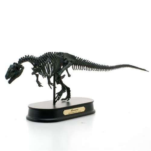 送料無料 骨格フィギュア アロサウルス ブラック 最高峰 スケルトン