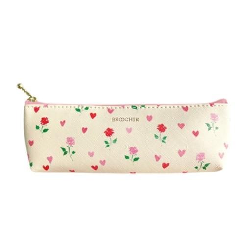 スリム ペンポーチ Broochir ペンケース Heart グリーンフラッシュ 筆箱 Gfl 038 雑貨 アートの通販店 ベルコモン 通販 Yahoo ショッピング