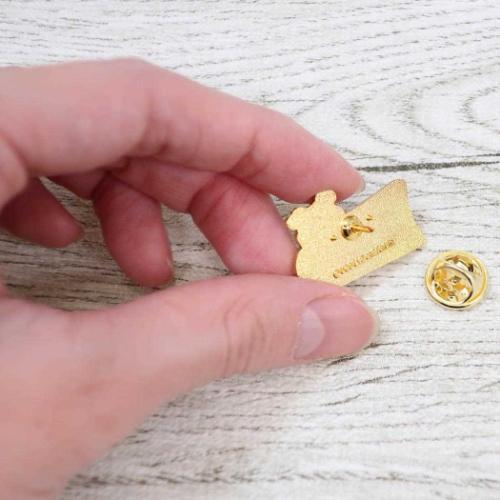 ピンズ ピンバッジ バックトゥザフューチャー ロゴ Green Flash Back