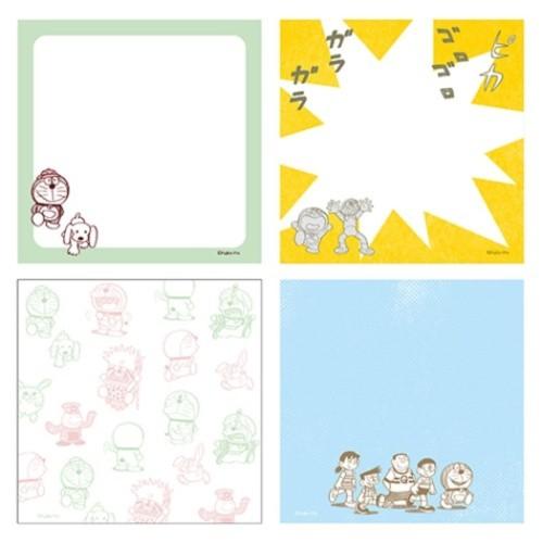 スクエア メモ メモ帳 ドラえもん 50周年記念 グリーン グリーンフラッシュ 4柄100枚 Gfl Dkk 006 雑貨 アートの通販店 ベルコモン 通販 Yahoo ショッピング