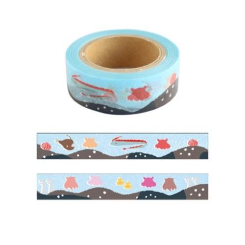 メンダコ 15mm マステ マスキングテープ Animal Series グリーンフラッシュ アニマル Decoテープ Gfl Gf 455 雑貨 アートの通販店 ベルコモン 通販 Yahoo ショッピング