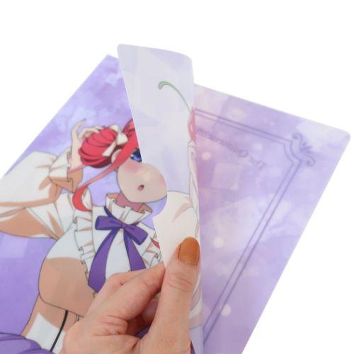 クリアフォルダー A4クリアファイル シングル 五等分の花嫁 クリーム