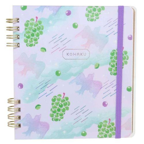 kOhAKU（コハク） リングノート トウメイリングノート マスカット