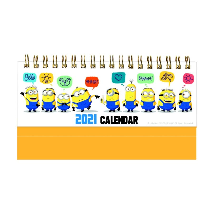 カレンダー 21年 卓上 ユニバーサル映画 ミニオンズ スリム 学研ステイフル キャラクター インテリア Gkn 21 M 雑貨 アートの通販店 ベルコモン 通販 Yahoo ショッピング