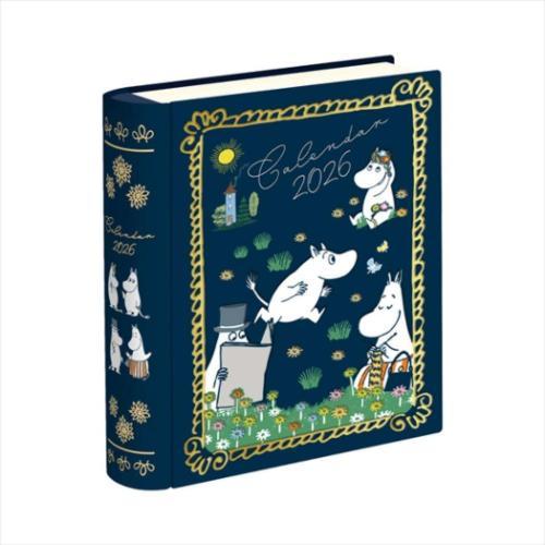 2026Calendar 卓上カレンダー2026年 ムーミン 北欧 ファミリー BOOK缶