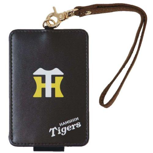 定期入れ ICカードケース 阪神タイガース ブラック グルマンディーズ