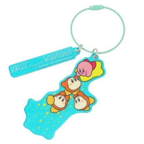 ワイヤープレートキーホルダー キーリング 星のカービィ カービィplay