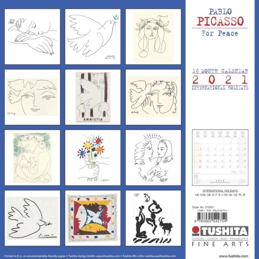 壁掛け カレンダー 21年 海外 輸入版 Picasso ピカソ Tushita アート キュビスム Ht 21 雑貨 アートの通販店 ベルコモン 通販 Yahoo ショッピング