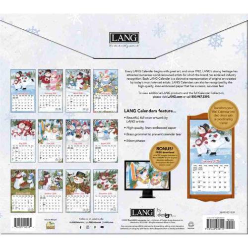 50%OFF】2026 Calendar 壁掛けカレンダー2026年 LANG ラング Sam