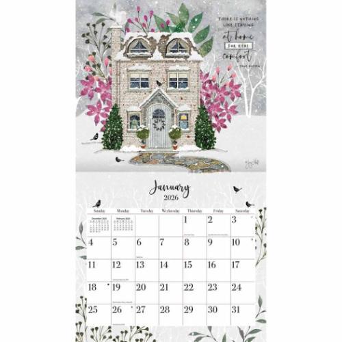 2026 Calendar 壁掛けカレンダー2026年 LANG ラング Bless This Home