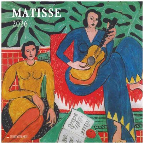 壁掛けカレンダー2026年 2026 Calendar TUSHITA Matisse ハートアート