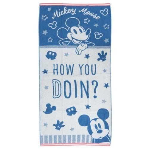 ジャガード ビッグタオル バスタオル ディズニー チアリー 林タオル ミッキーマウス お風呂雑貨 Hyt Bk 雑貨 アートの通販店 ベルコモン 通販 Yahoo ショッピング