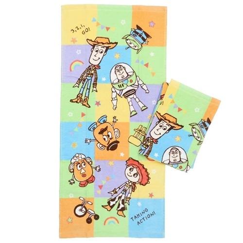 安い フェイスタオル プリント ロングタオル 2枚セット ディズニー トイストーリー ジョイアス 林タオル 新生活雑貨 かわいい Aynaelda Com