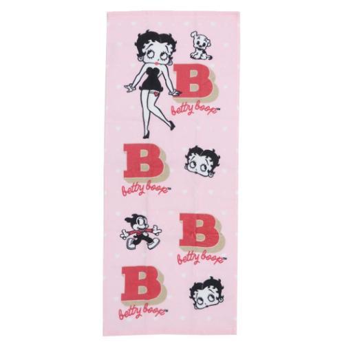 フェイスタオル プリントロングタオル ベティブープ B.betty BETTY BOOP 林タオル 新生活雑貨 キャラクター 爆買