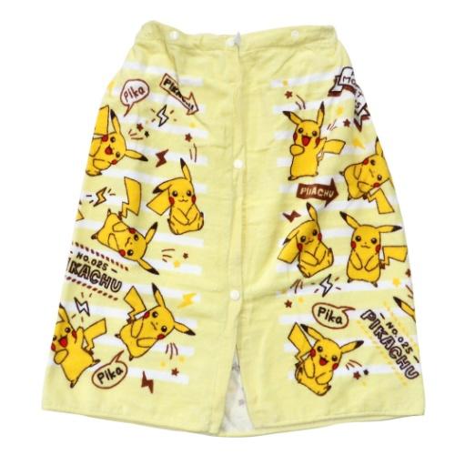60cm丈 巻き 巻きタオル ラップタオル ポケットモンスター ピカチュウ コレクティブ ポケモン 林タオル 海 プール 着替えタオル キャラクター Hyt Mj 雑貨 アートの通販店 ベルコモン 通販 Yahoo ショッピング