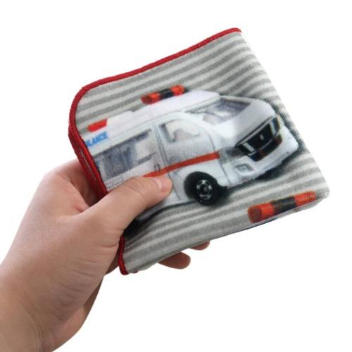 インクジェットプリント ハンカチタオル ミニタオル トミカ 救急車 林タオル Tomica Hyt Pk4210 雑貨 アートの通販店 ベルコモン 通販 Yahoo ショッピング