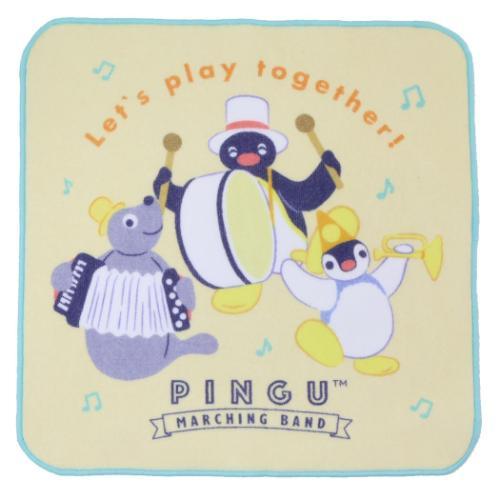 ミニタオル インクジェットプリントハンカチタオル ピングー Pingu